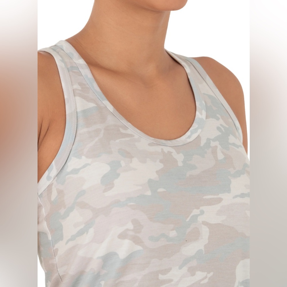 Athletic Works Camouflage Tank Top - Gray and White